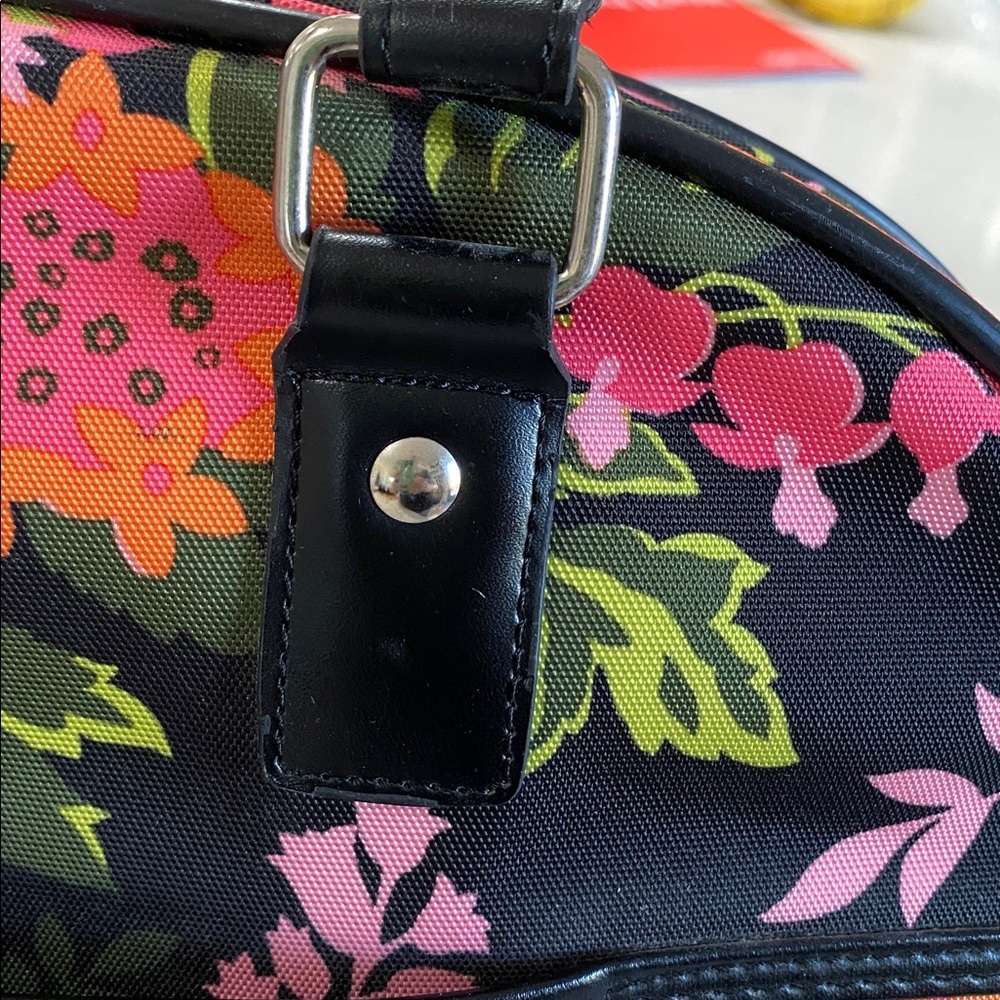 Floral Isaac Mizrahi Black  Bag - Picture 11 of 16